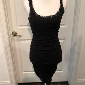 Laced top fitted dress